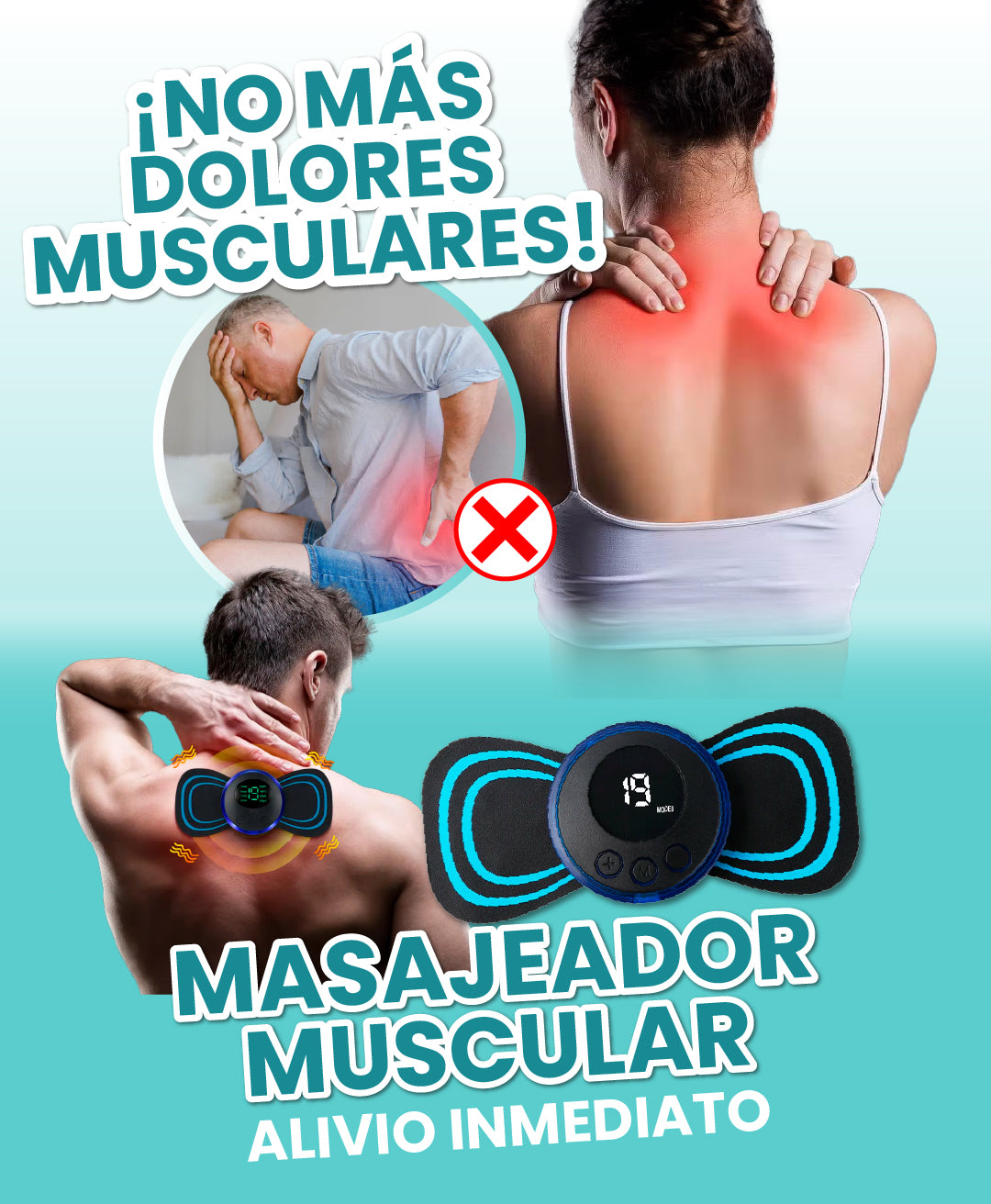 Masajeador Muscular PRO [PACK 3 UDS]