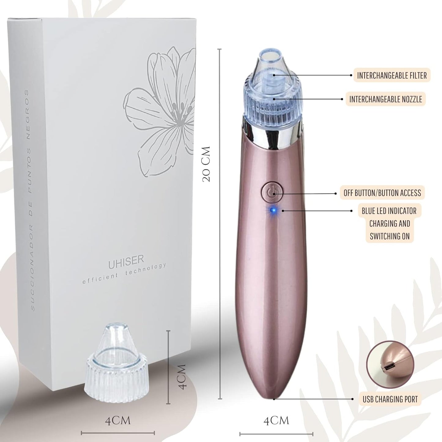 LimpiaPoros Succionador Facial