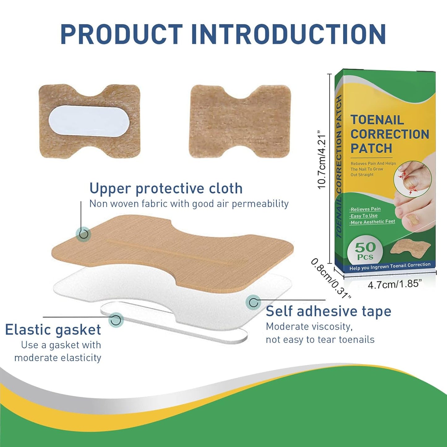 PARCHE CORRECTOR DE UÑAS