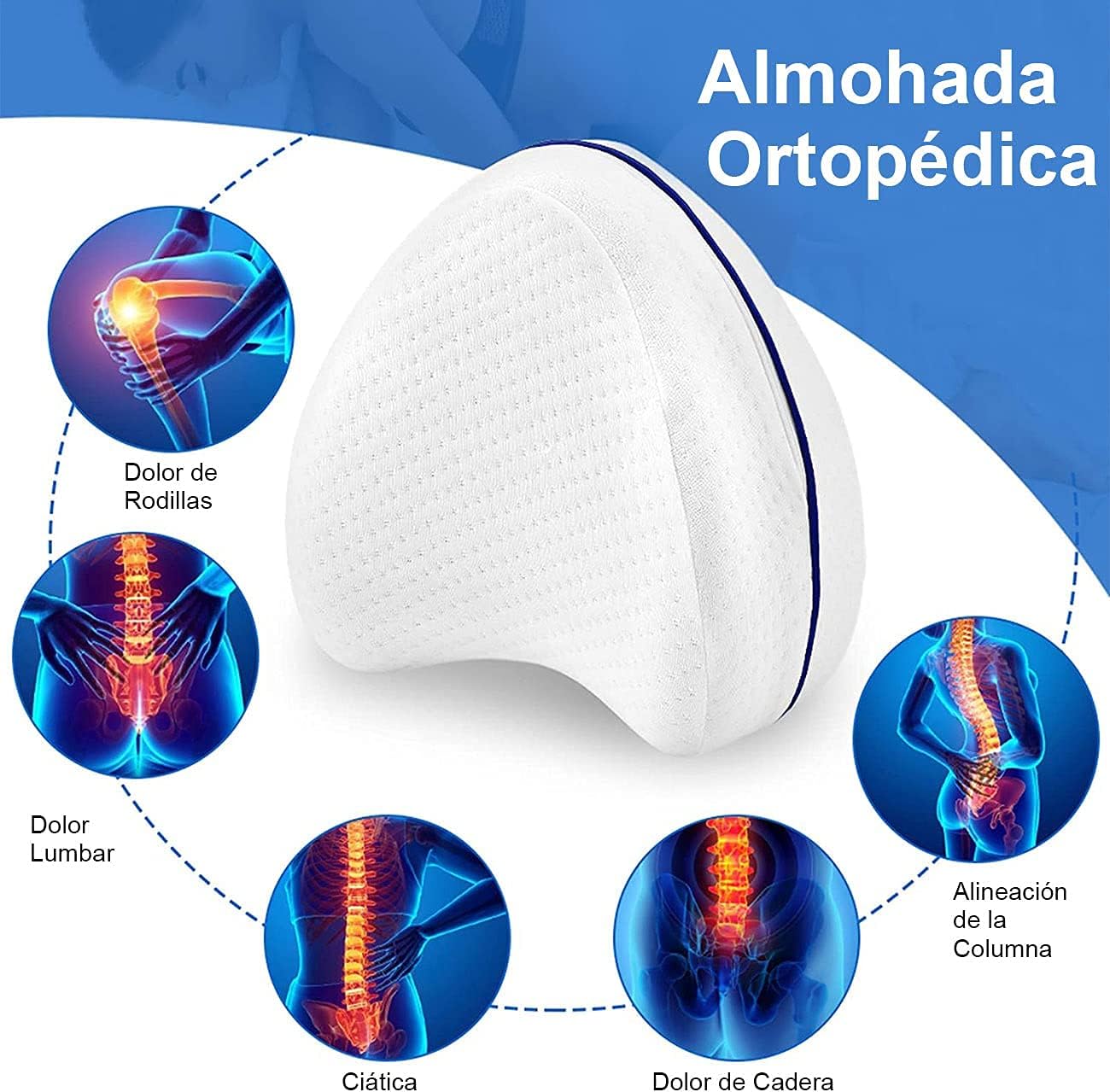 Almohada Ergonómica de Sueño Profundo