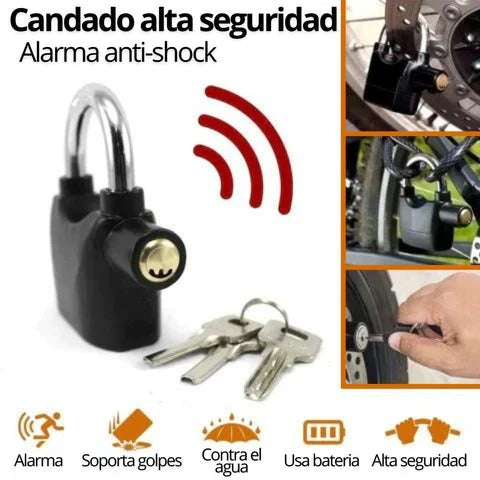 Candado Alarma Seguro