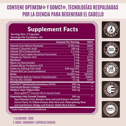 Cabello Fuerte y Radiante