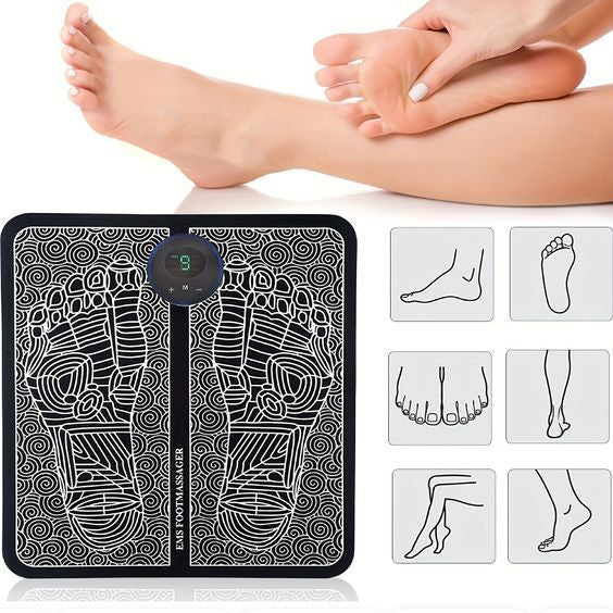 Masajeador de Pies con Estimulación Muscular Eléctrica