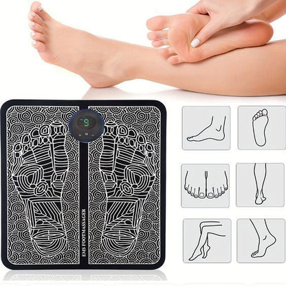 Masajeador de Pies con Estimulación Muscular Eléctrica